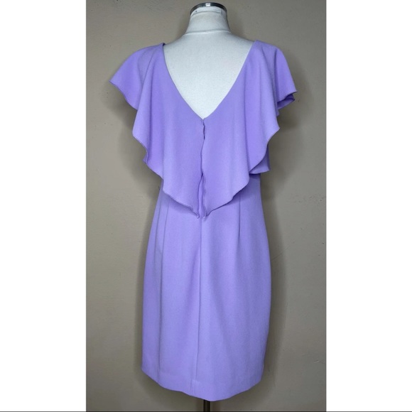 Trina Turk Trina Turk Women's Cameron Flutter Cap Sleeve Dress. - Picture 3 of 8